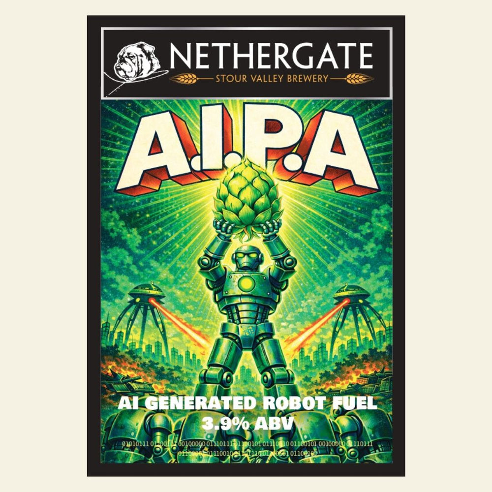 AIPA is Back | Artificially Intelligent Pale Ale (3.9%) | Nethergate ...