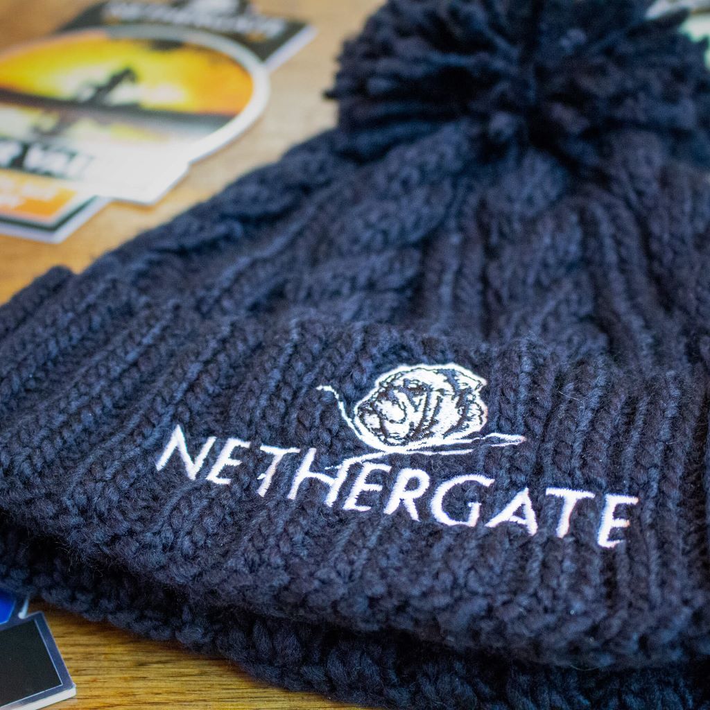 Nethergate Cable Knit Bobble Hat