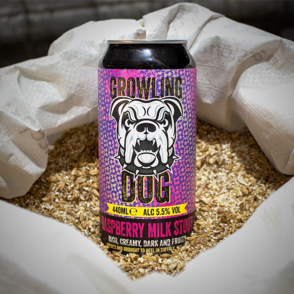 Growling Dog Raspberry Milk Stout - Can